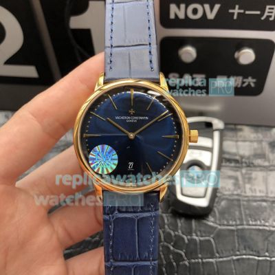 Swiss Copy Vacheron Constaintin Patrimony 81530 Watch Blue Dial 40mm